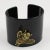 Late 20th Century Jean Paul Gaultier Black Resin and Brass Bee Cuff Bracelet For Sale - Image 5 of 11
