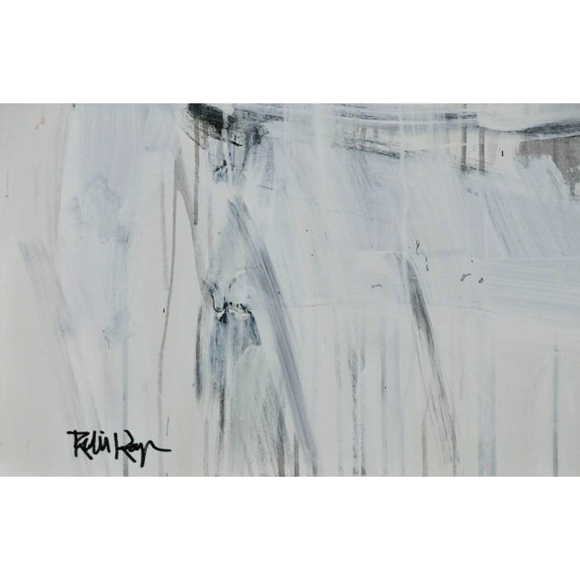2010s Fade to Whites, Original Abstract Painting by Robbie Kemper For Sale - Image 5 of 5