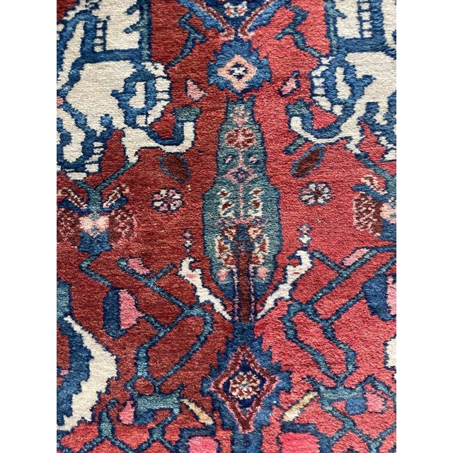 Textile Antique Persian Malayer Over-sized Extra Long Beautiful Cypress Tree Runner Rug 3.4 x 17 For Sale - Image 7 of 17