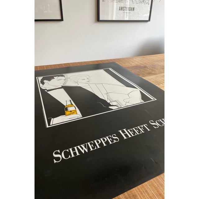 Jos Van Uytrecht, Couple, 1984, Copyright Schweppes International, No 205,206,207, Set of 3 Printed in Holland. For Sale - Image 4 of 13