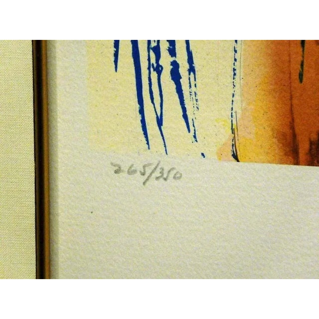 Impressionist Salvador Dali "The Doctor" La Lutte Contre Le Mal With Custom Frame Hand Signed For Sale - Image 3 of 8