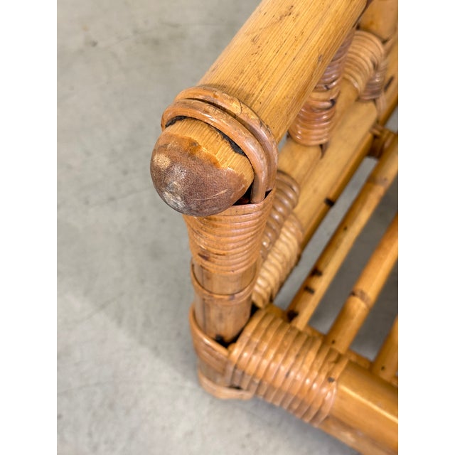 Vintage Bamboo Chairs by Vivai Del Sud, 1970s, Set of 2 For Sale - Image 17 of 18