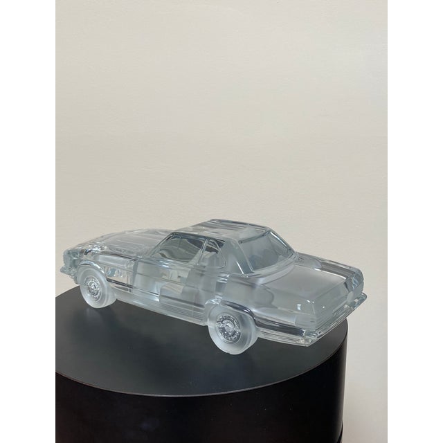 Vintage Daum France Crystal Mercedes Sl 500 Car Figurine For Sale In New York - Image 6 of 18