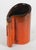 Ceramic Romulo Remus Verzolini Questa Maiolica Red Vase Signed Mid Century Italy For Sale - Image 7 of 8