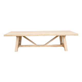 Monumental French Basque Style Dining Table For Sale