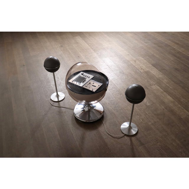 1960s Vintage Vision 2000 Hifi Stereo System by Thilo Oerke for Rosita with Audiorama Speakers from Grundig, Germany, 1965, Set of 3 For Sale - Image 5 of 10