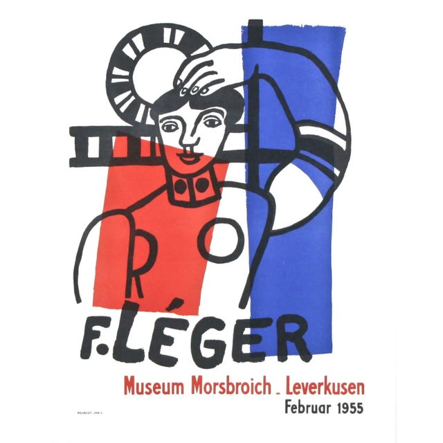 Artist: Fernand Leger Country: France Title: Museum Morsbrich Medium: Lithograph 35 Paper size: 12.50 x 9.50 inch Printed:...