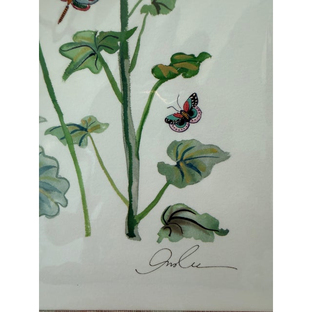 Blush Storybook Pair of Whimsical Botanical & Garden Prints For Sale - Image 8 of 9