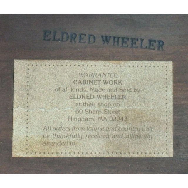 Brown Eldred Wheeler Queen Anne Style Maple Beautiful Tea Table Bench Made For Sale - Image 8 of 9