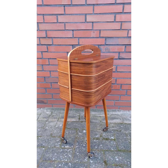 Danish Sewing Box in Teak, 1960s For Sale - Image 16 of 18