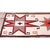 Textile 1930s White Star Geometric Antique Native American Navajo Crystal Flat Weave Rug For Sale - Image 7 of 9
