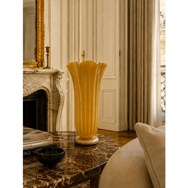 Glass Flamenco Table Lamp by La Murrina Murano, 1990s For Sale - Image 7 of 17
