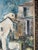 Vintage European Village Landscape Oil on Canvas Painting – Framed For Sale - Image 10 of 12