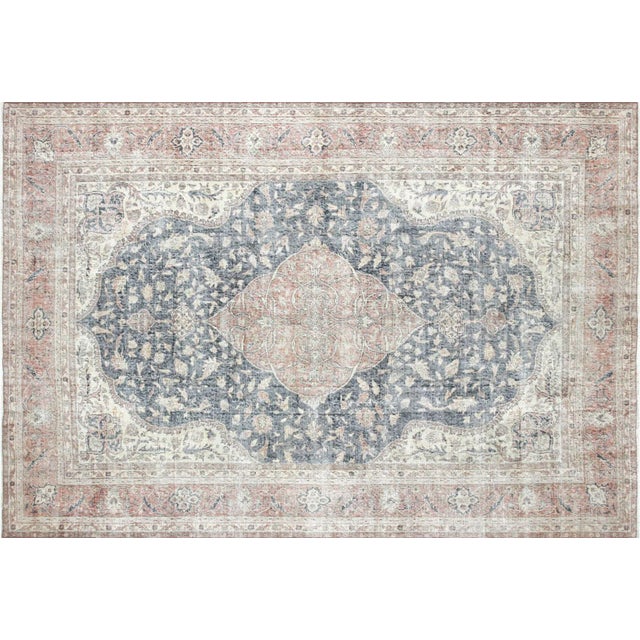 Textile 1960s Turkish Oushak Rug For Sale - Image 7 of 7