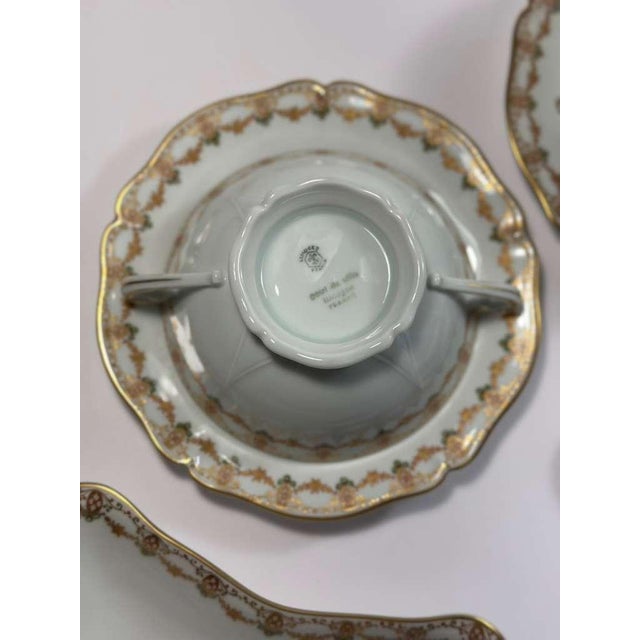 A charming and distinctly French breakfast set, perfect for slow mornings and elegant rituals. This vintage Limoges...
