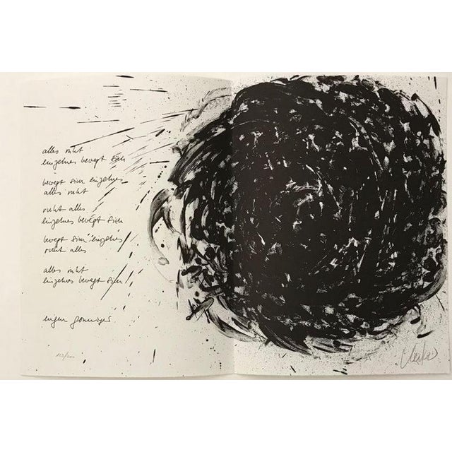 1980s Günther Uecker, Erker Meeting 4, 1987, Lithograph For Sale - Image 5 of 5