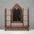 Brown Dressing Table with Shelves and Tilting Mirror For Sale - Image 8 of 9