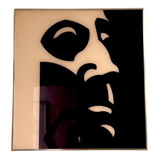 Earl Hubbard “George Washington” Large Pop Art Portrait, Liquitex Polymer, 28", 1960s For Sale