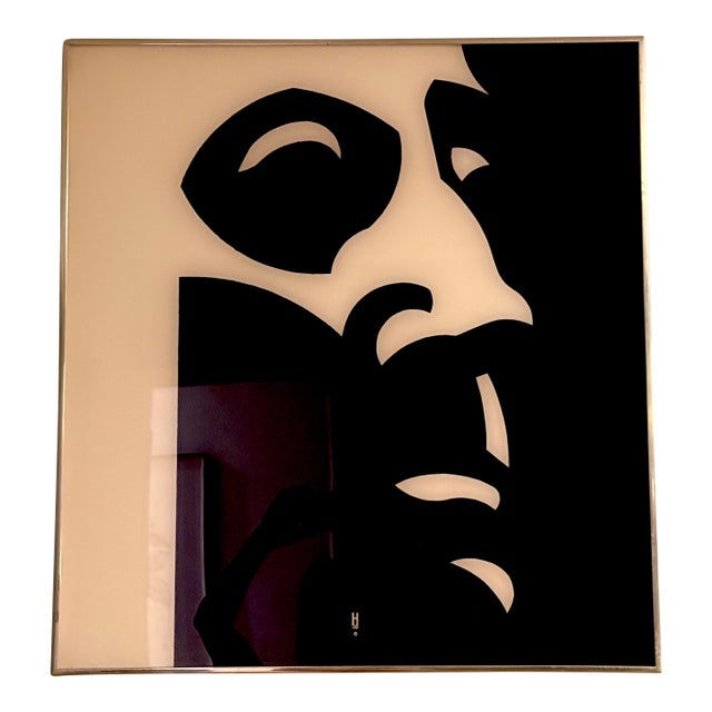 Earl Hubbard “George Washington” Large Pop Art Portrait, Liquitex Polymer, 28", 1960s For Sale