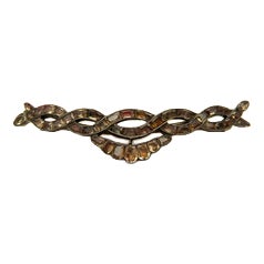 Hair Clip in Silver with Minas Novas Design For Sale
