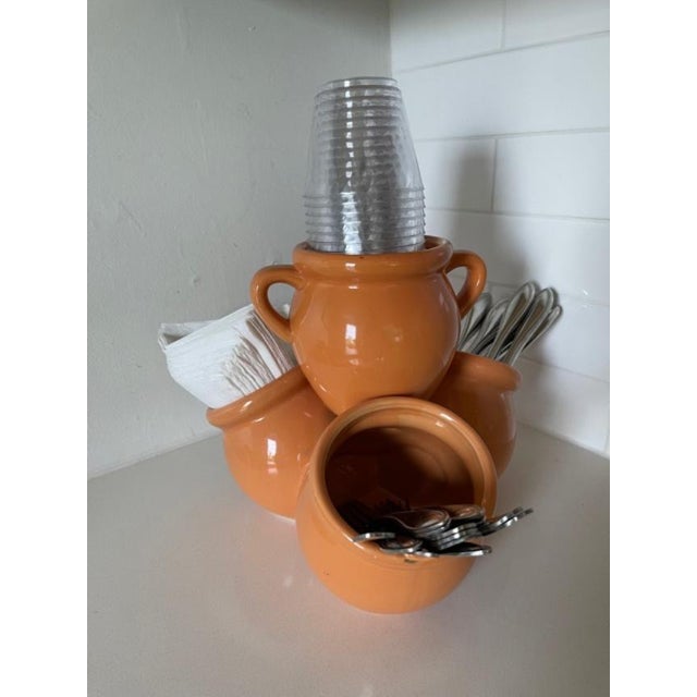 Fused Ceramic Jars, Vintage For Sale - Image 4 of 12