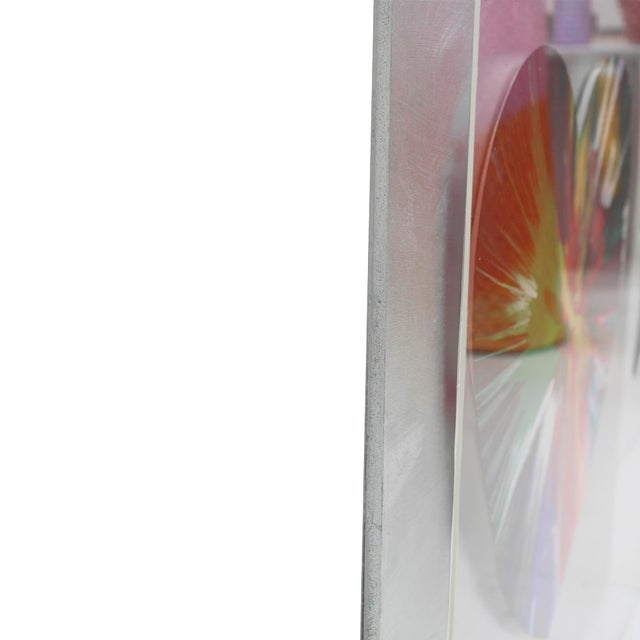 Contemporary Damien Hirst, Heart Spin Painting, 2009, Acrylic Artwork For Sale - Image 3 of 8