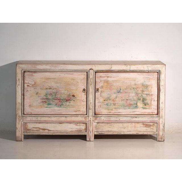 Antique White Wooden Sideboard, 1870s For Sale - Image 5 of 13