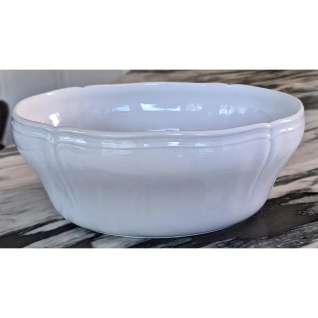 Traditional Estate Richard Ginori Antico Doccia Salad Bowl or Cache Pot For Sale - Image 3 of 12