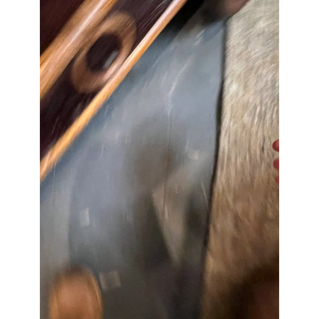 Large Vintage Pagoda Style Bamboo Tray Bar Cart For Sale In Richmond - Image 6 of 9