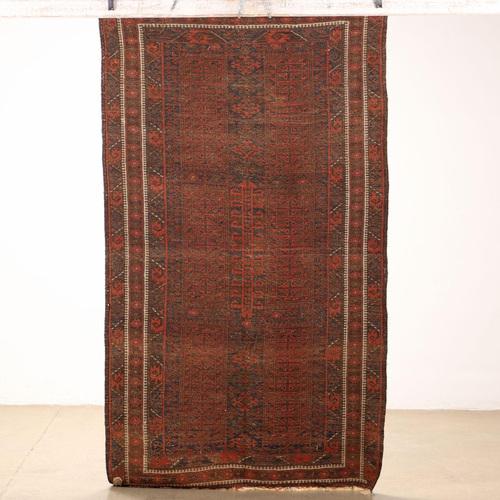 Textile Baluchi Rug in Cotton & Wool For Sale - Image 7 of 12