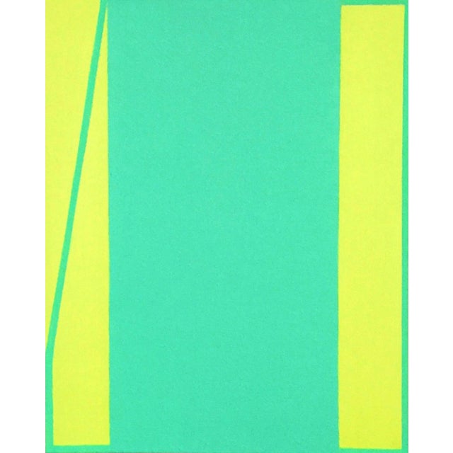 "Virtue" Contemporary Minimalist Geometric Oil Painting by Shyun Song For Sale