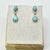 1970s 1970s Vintage Southwestern Boho Chic Blue Larimar & Sterling Drop Dangle Earrings - A Pair. For Sale - Image 5 of 11