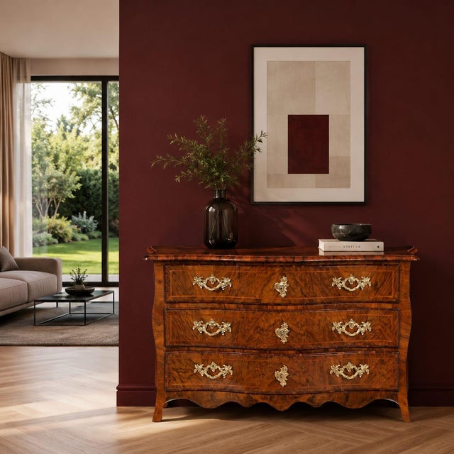 Baroque Chest of Drawers, Germany, 1740 For Sale - Image 6 of 7