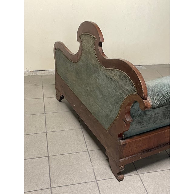 Charles X Daybed in Wood and Fabric For Sale - Image 14 of 18