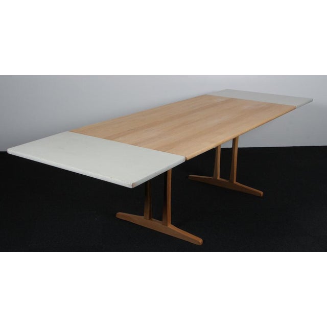 Wood Vintage Shaker Model C18 Dining Table by Børge Mogensen for Fredericia, 1970s For Sale - Image 7 of 8