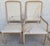 Coastal Carved Faux Rope Solid Wood Dining Chairs Abstract Upholstery Set of 6 For Sale - Image 4 of 18