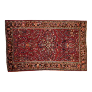 Vintage Sarouk Rug - 4'5" X 6'9"