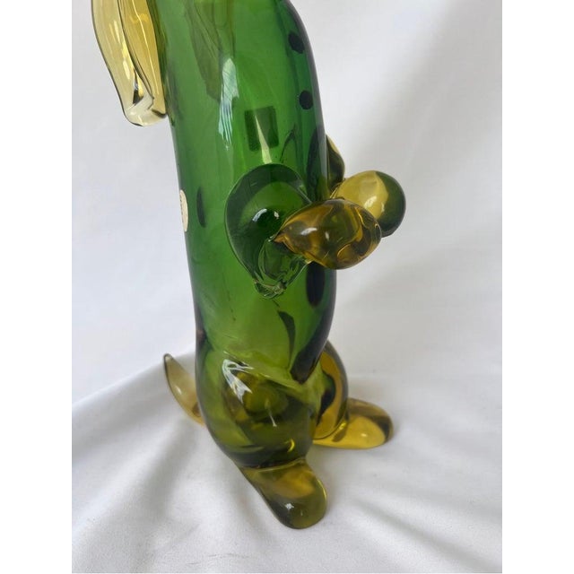 Glass Italian Art Glass Dog-Form Liquor Decanter, Mid-20th Century For Sale - Image 7 of 13