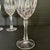 Glass Vintage Gorham Regalta Cut Diamond, Faceted Stem Crystal Goblets, Set of 6 For Sale - Image 7 of 10