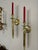 Vintage Brass Neoclassical Style Candle Wall Sconces - A Pair For Sale - Image 17 of 18