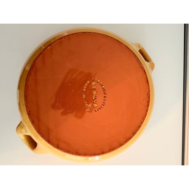 Vintage Mediterranean Studio Pottery Centerpiece Bowl For Sale In Charleston - Image 6 of 6