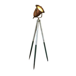Vintage Brass Spotlight For Sale
