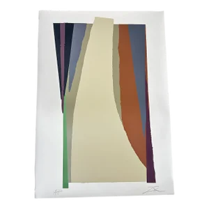 Larry Zox, "Crow Slab I," Signed Original Screenprint 1979