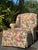 Vintage Hickory Hill Floral Upholstered Armchair & Ottoman | Traditional English Country Style For Sale In Tampa - Image 6 of 12
