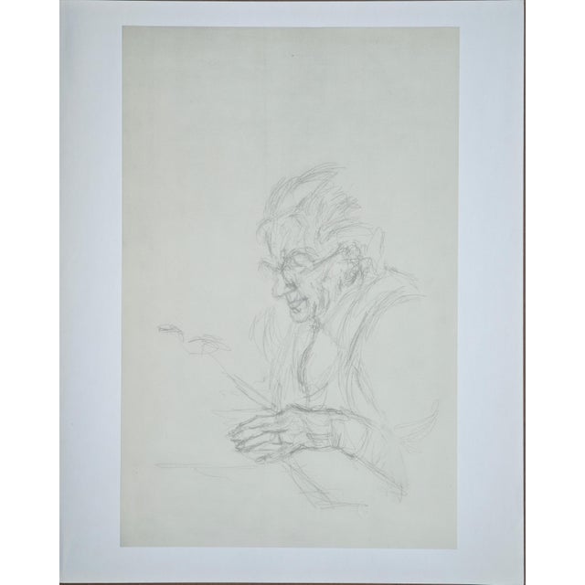 Alberto Giacometti, Portrait of the Mother, 1963, Original Lithograph For Sale - Image 4 of 8
