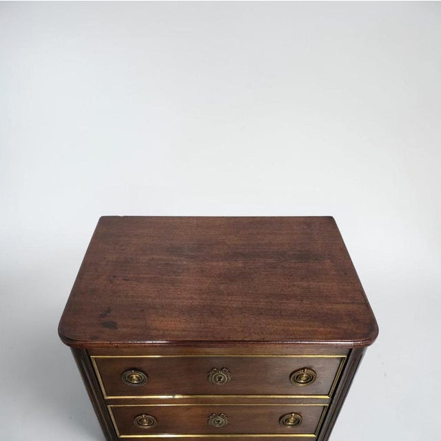 French Mahogany Chest of Drawers For Sale - Image 6 of 11