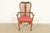 A gorgeous Queen Anne or Georgian style armchair or dining captain chair In the manner of Baker Furniture By Blowing Rock...