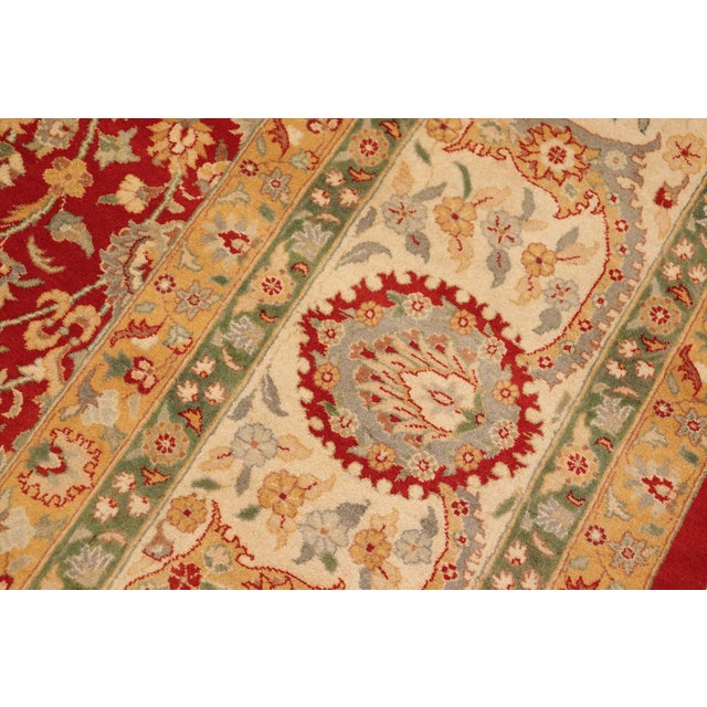 Shabby Chic 1980s Vintage Heritage Wool Rug - 10'0'' X 14'0'' For Sale - Image 3 of 8