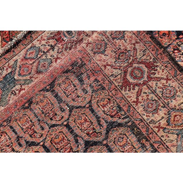 Antique Persian Malayer Long Runner With Paisley Design 3'0" X18'9" For Sale - Image 13 of 14