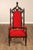 Gothic Revival Walnut Carved Wood Throne Pair Of Armchairs For Sale - Image 17 of 18